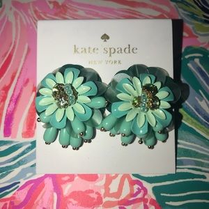 kate spade Mint Green Floral Earrings